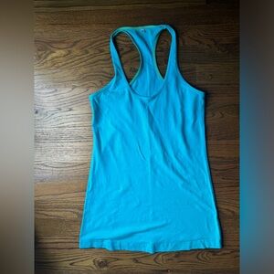 Lululemon Blue Racerback Tank Top